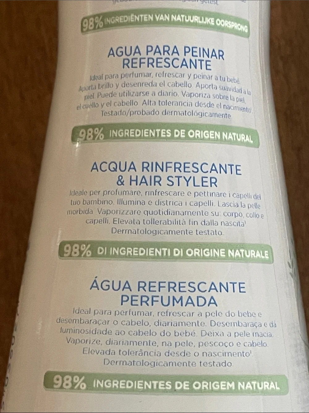 Mustela Hair Styler And Skin Freshener. NWOT. Each 6.76 Ounces. Expires 04/28.